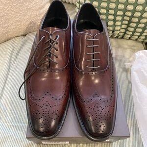 Men’s Brown Leather Dress Shoes, size 11